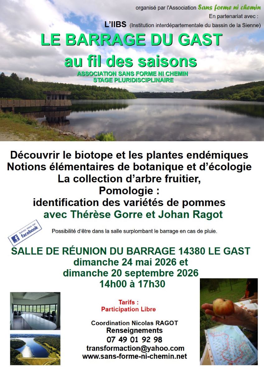 Stage pluridisciplinaire - Le barrage du Gast au fil des saisons