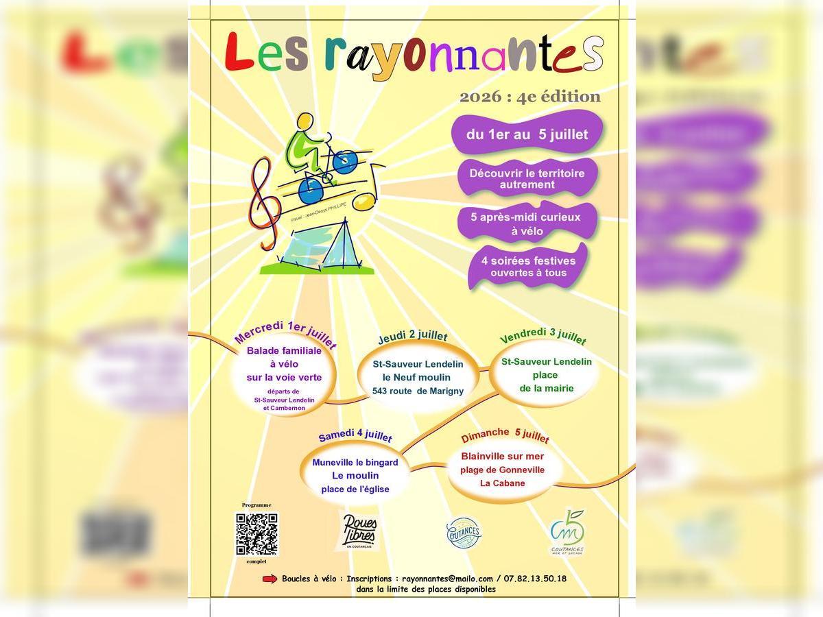 Les Rayonnantes : balade familiale à vélo et animations