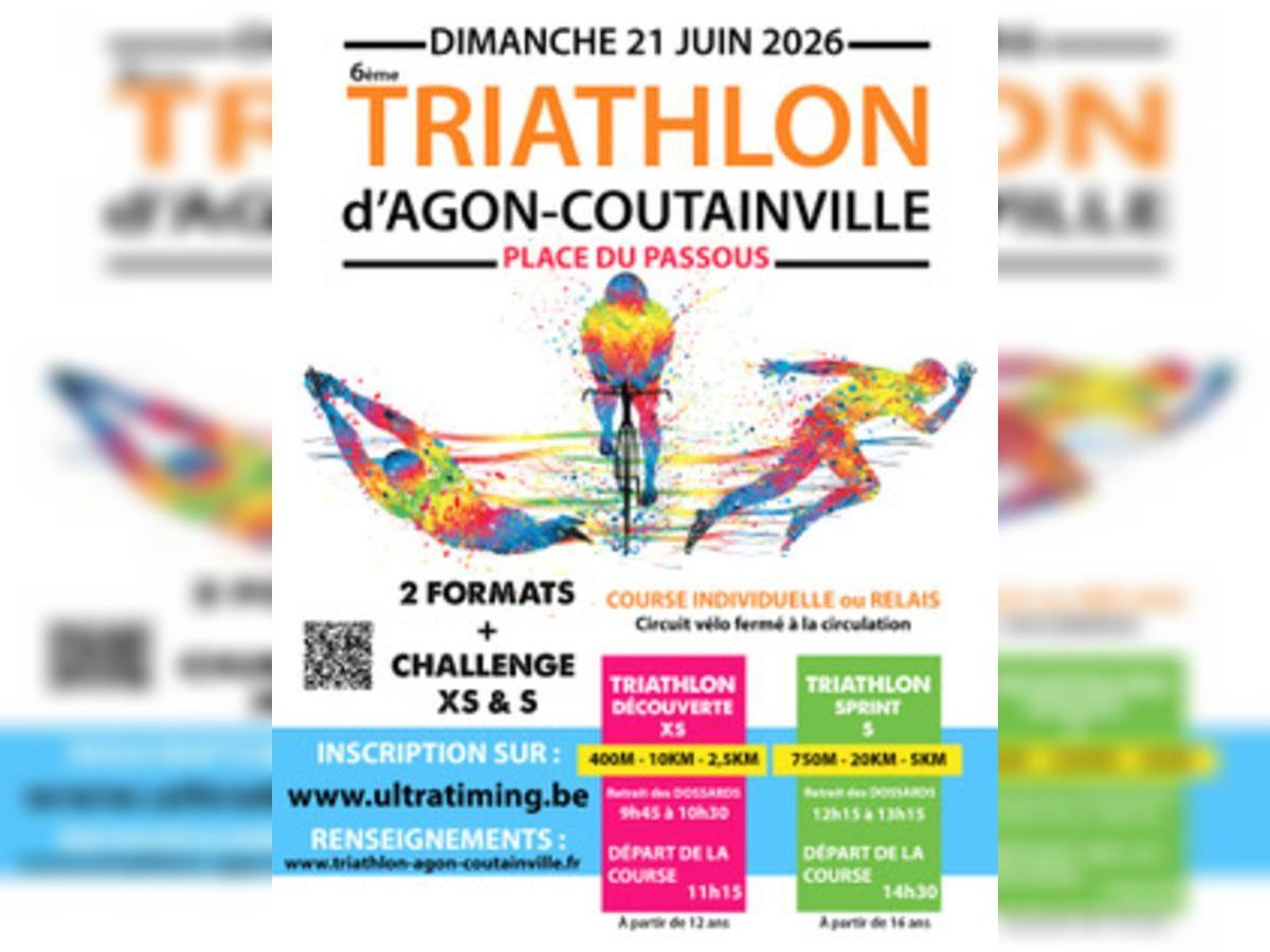 Triathlon d'Agon-Coutainville — visuel événement