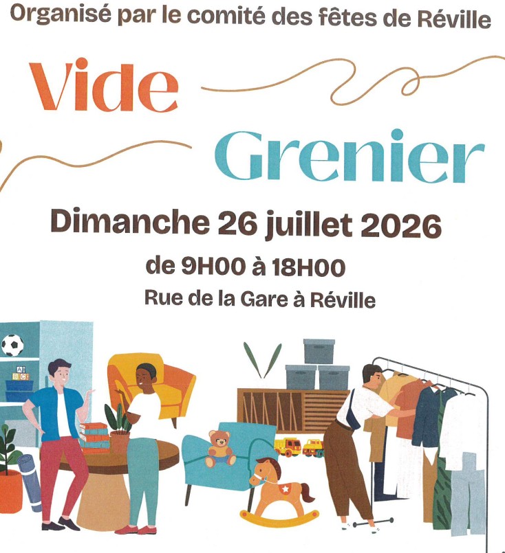 Vide grenier et feu d'artifice