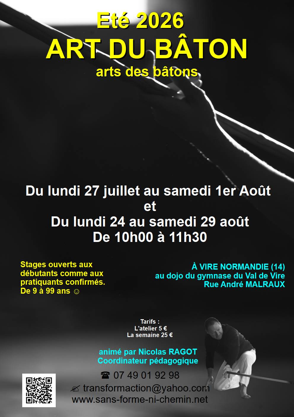 Stage Art du/des baton(s) à Vire Normandie — visuel événement