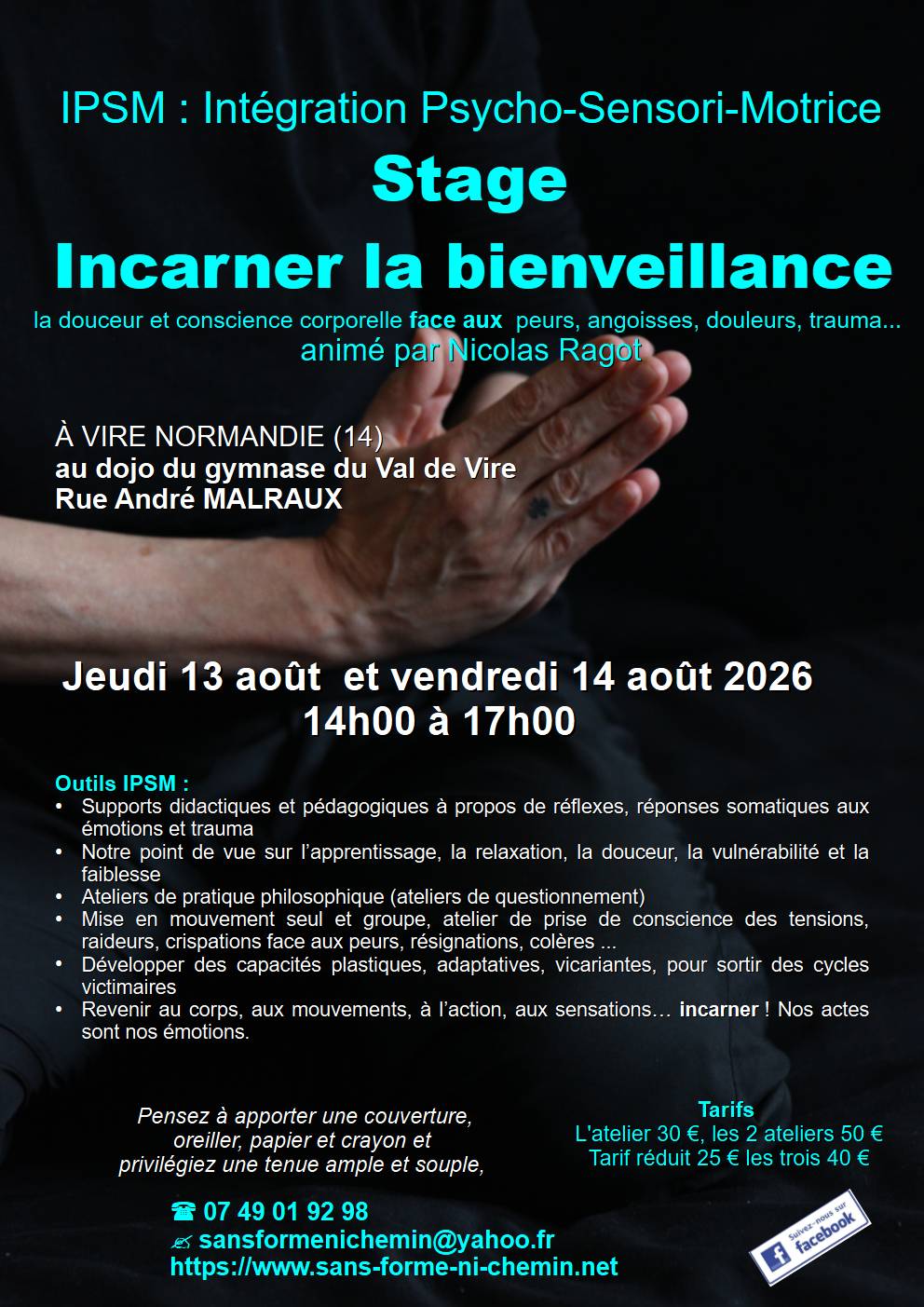 Stage incarner la bienveillance à Vire Normandie — visuel événement