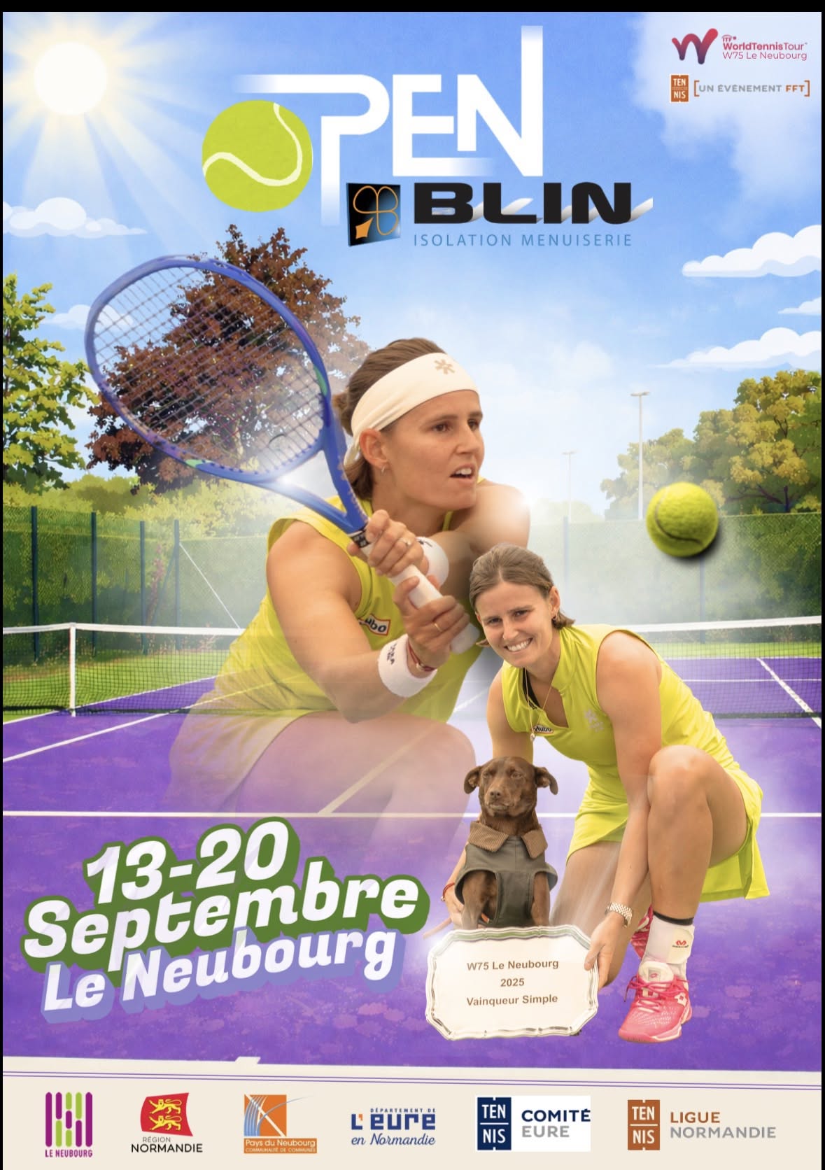 Tournoi de international de tennis féminim - ITF 80.000$ du Neubourg
