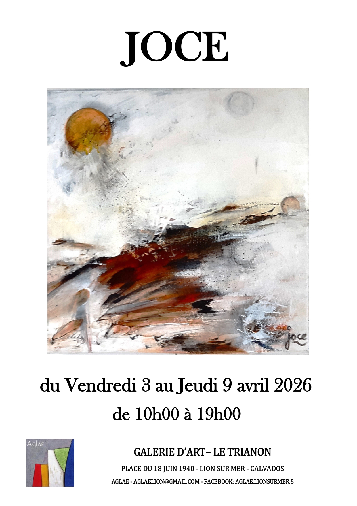 AGLAE Les Amis de le Galerie de Lion Arts et Essais présente Joyce Aquarelle