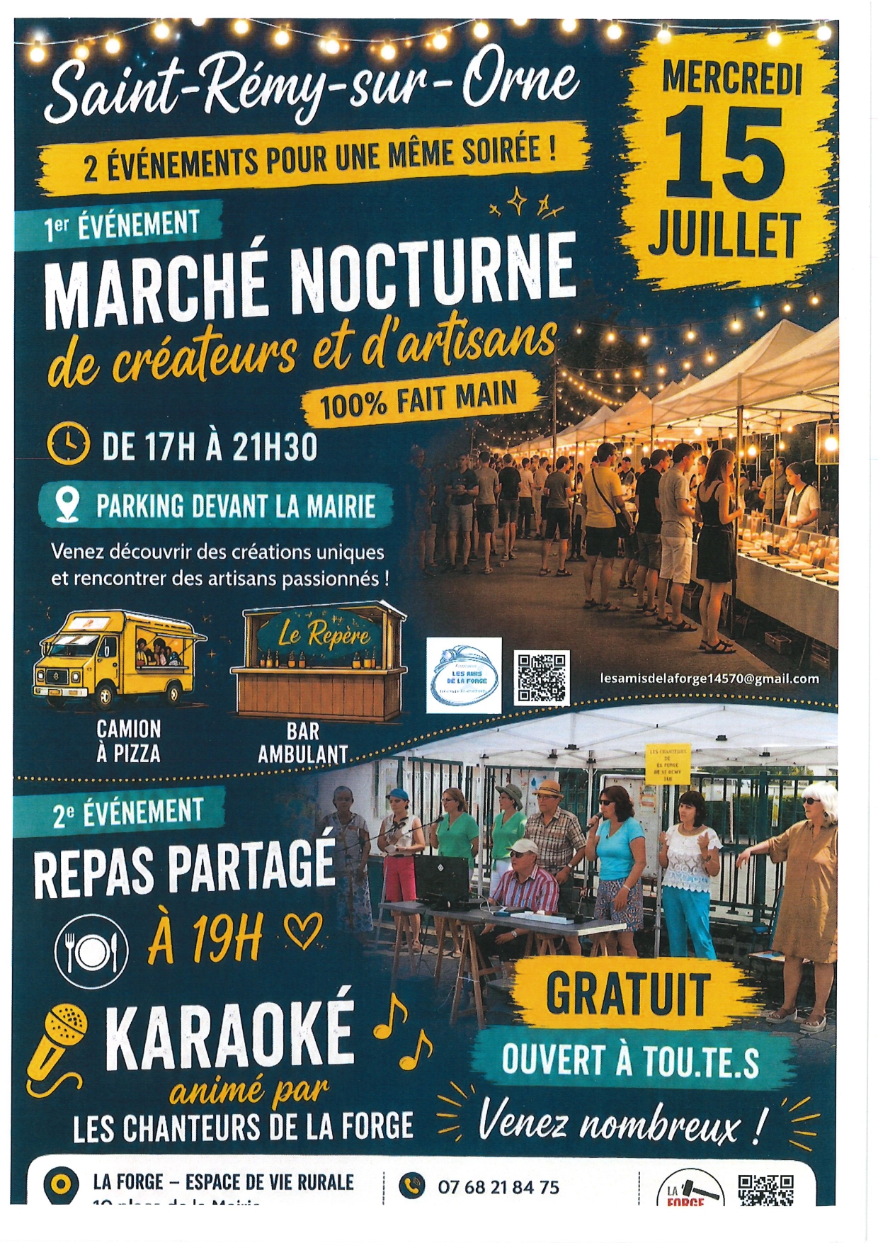 Marché nocturne et soirée karaoké