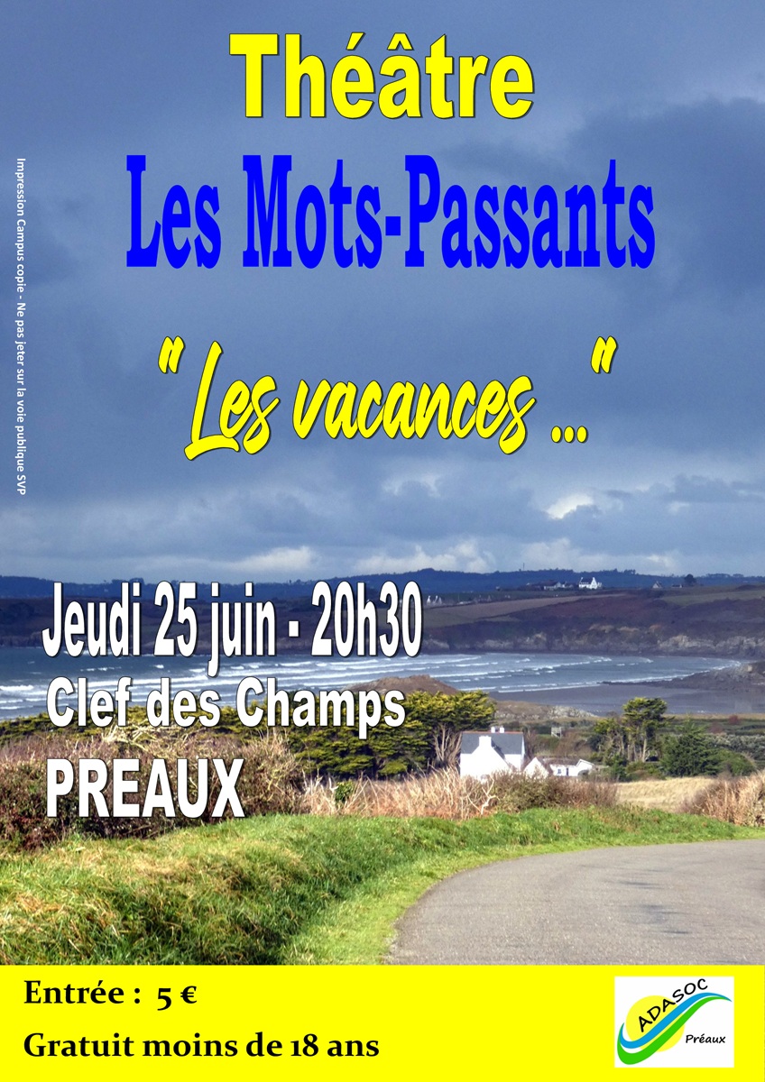 Théâtre "Les vacances"