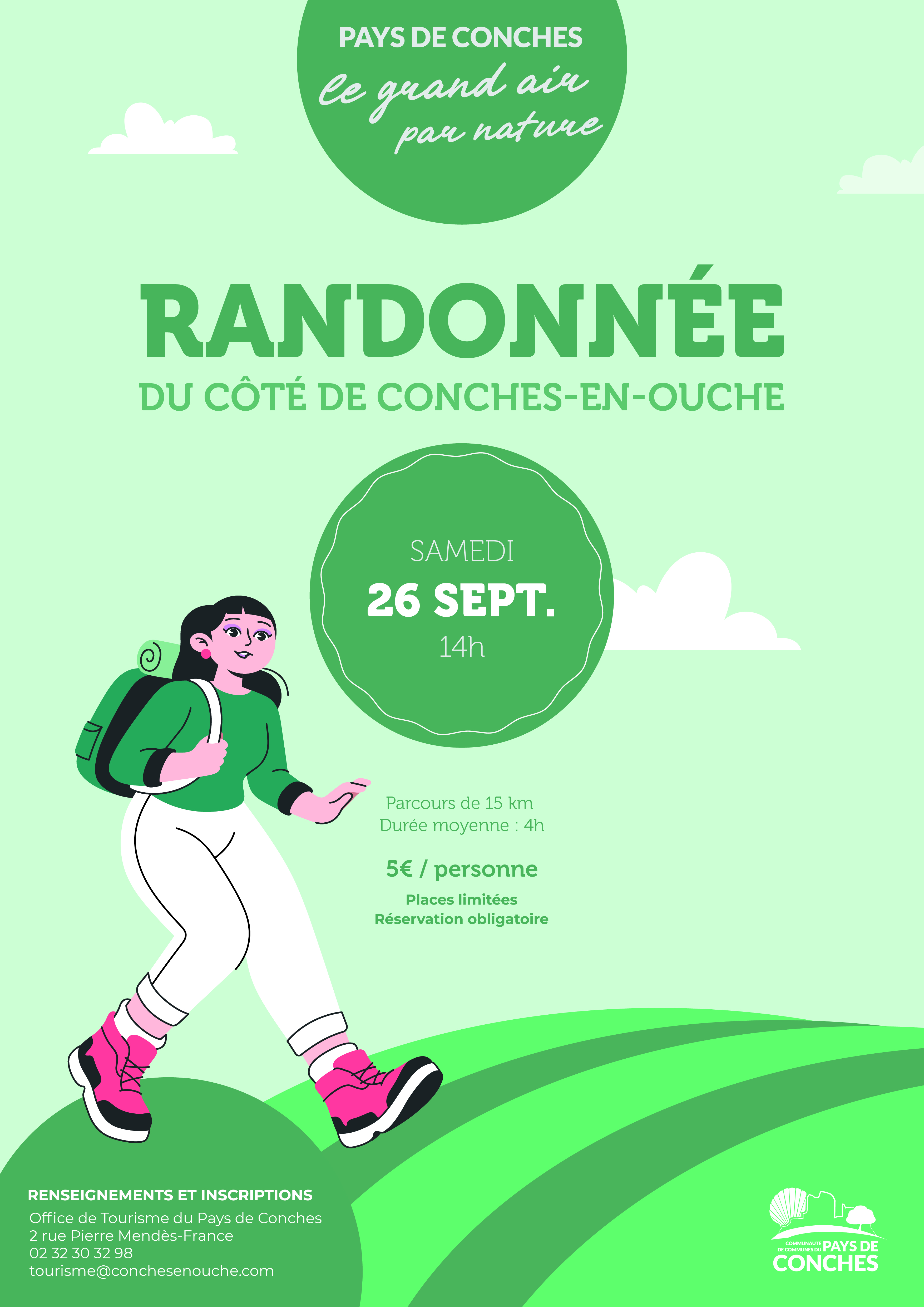 Randonnée du côté de Conches-en-Ouche, 26.09.2026