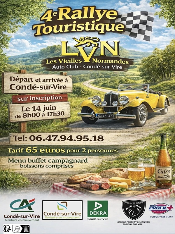 4e Rallye touristique - Les Vieilles Normandes