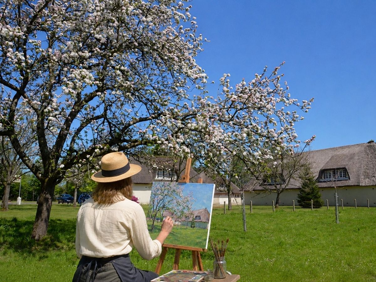 Atelier peinture en plein air avec Josépha Poulain