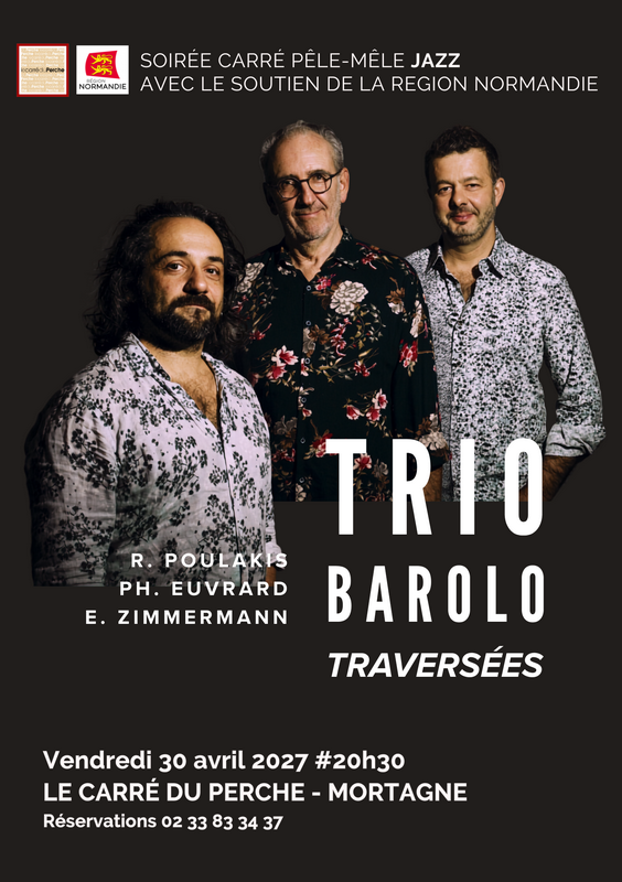 Soirée Carré Pêle-Mêle - Café-concert - Trio Barolo