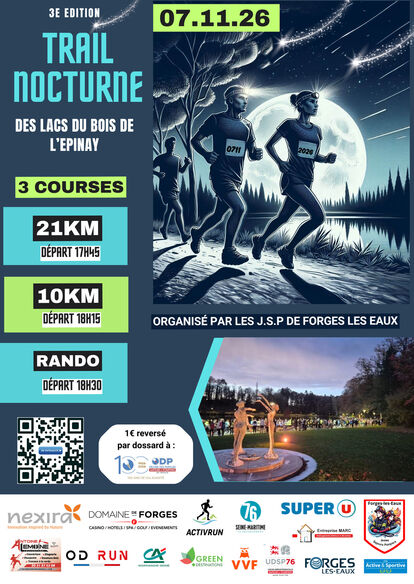 Trail nocturne des Lacs du Bois de l'Epinay
