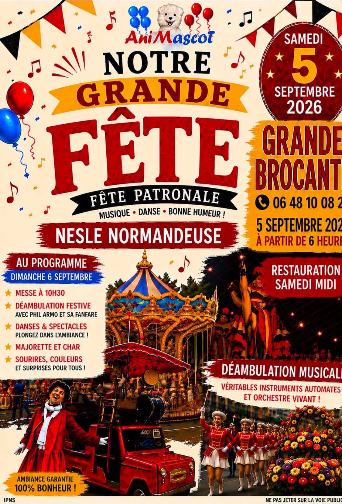 Fête du village à Nesle Normandeuse