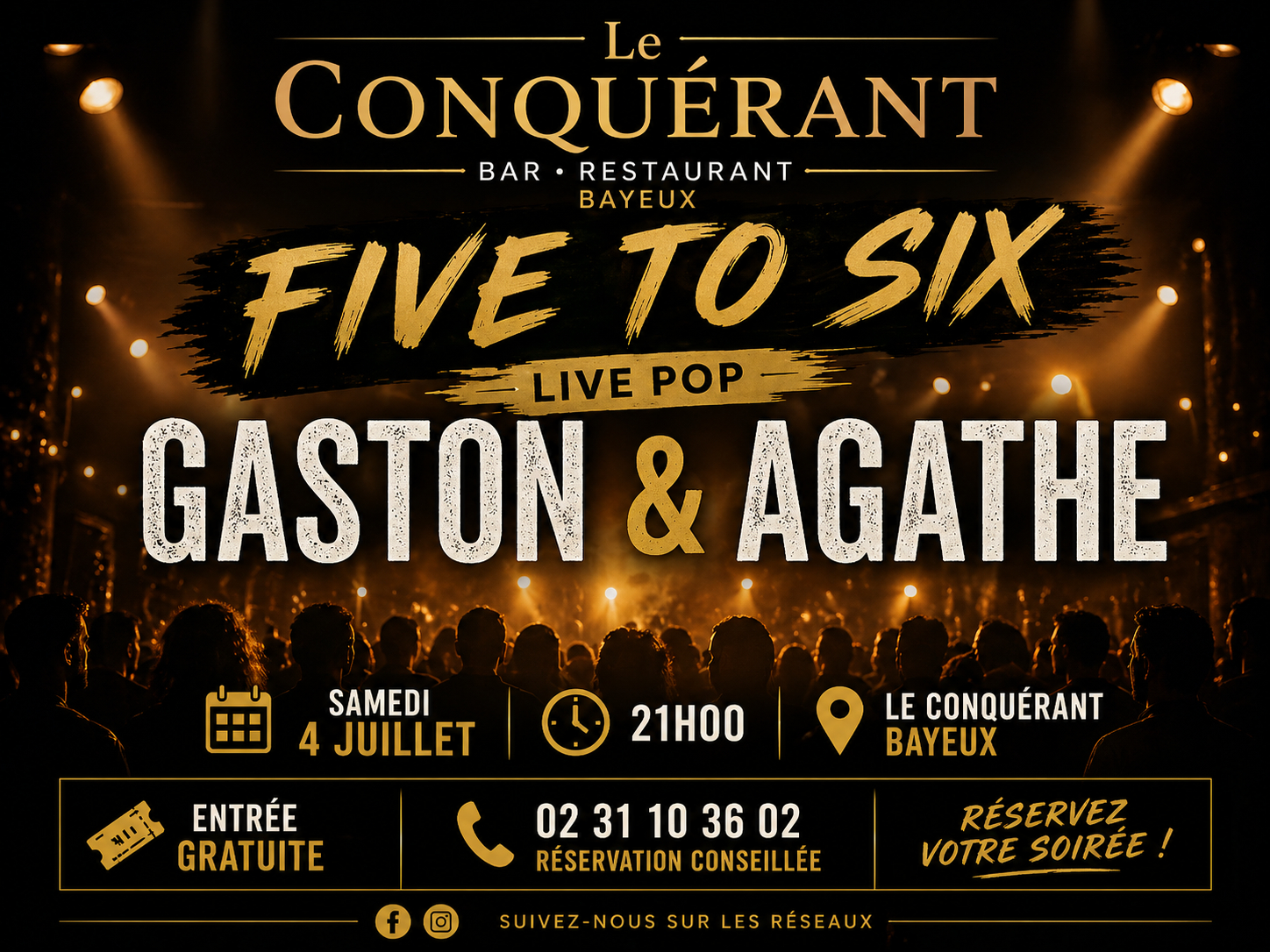Concert au Conquérant — visuel événement