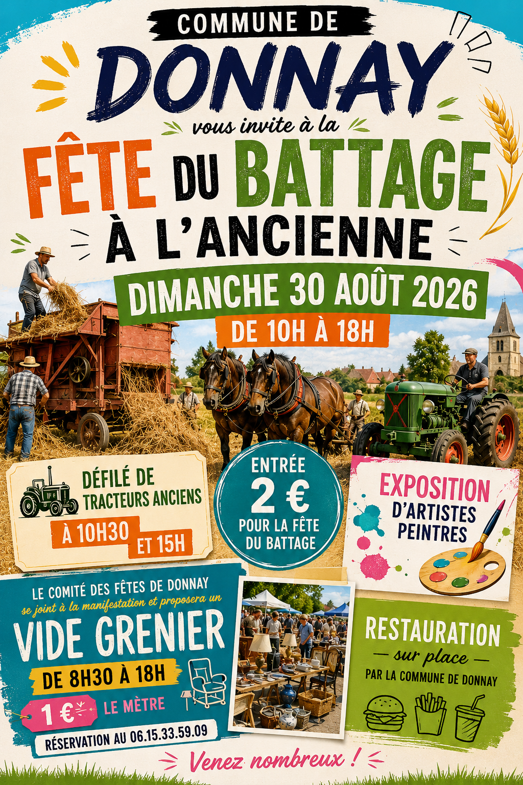 Fête du battage et vide grenier