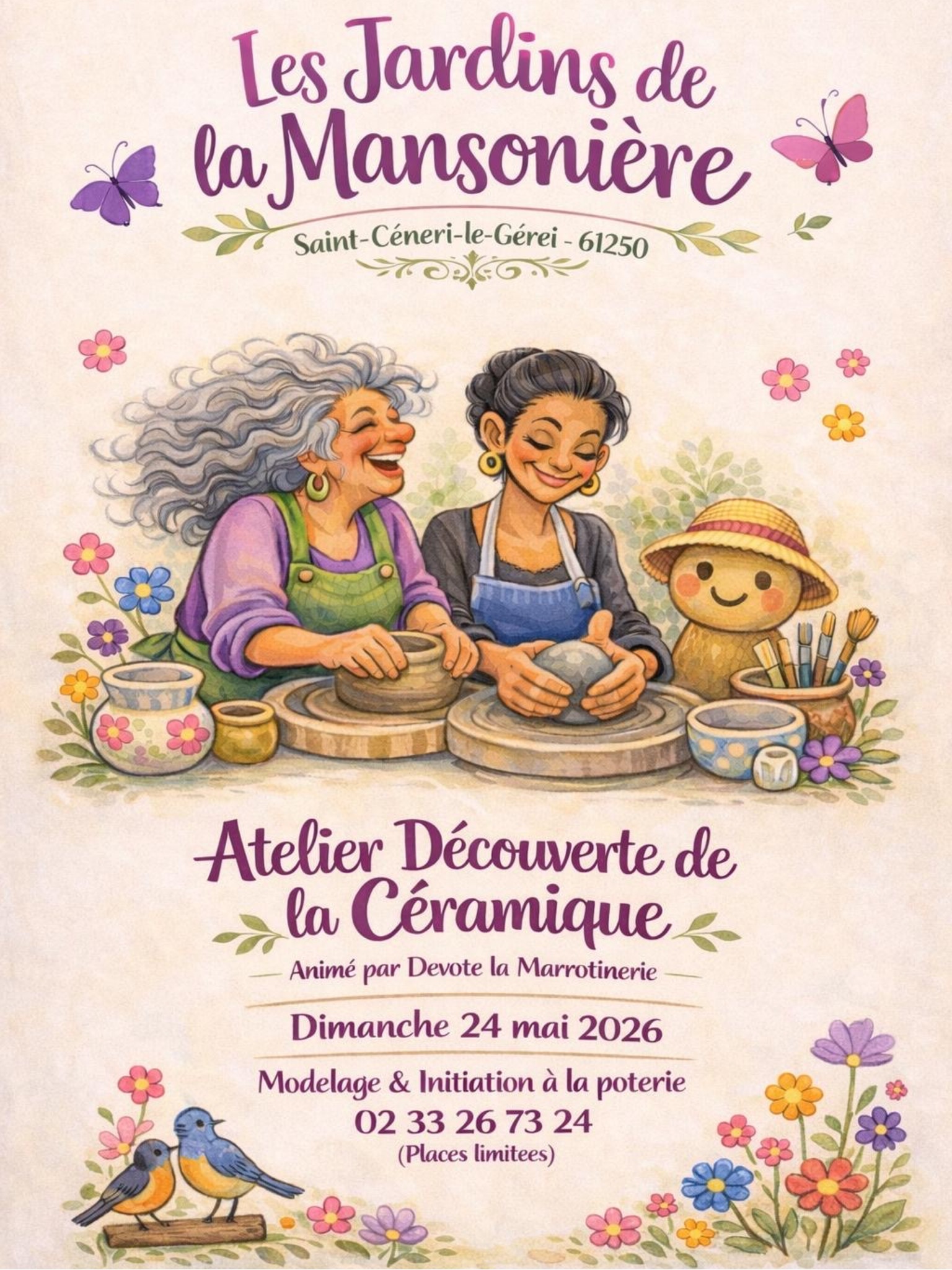 Atelier découverte de la céramique