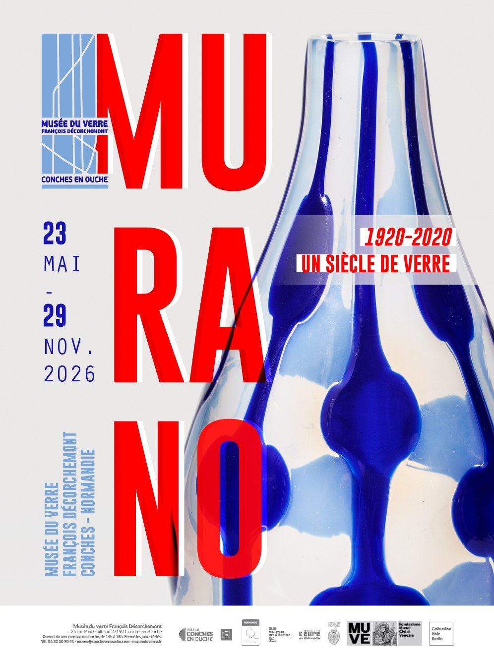 Murano, Un siècle de verre (1920-2020), du 23.05 au 29.11.2026