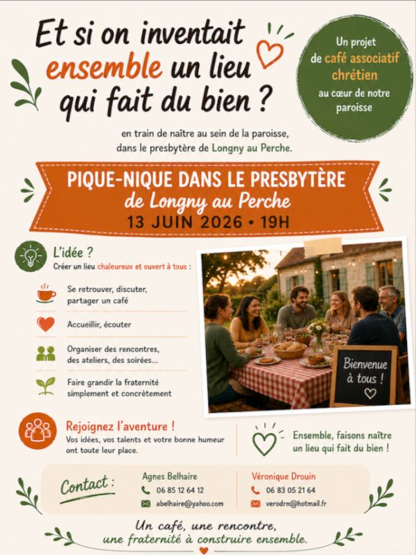 Pique-nique dans le presbytère
