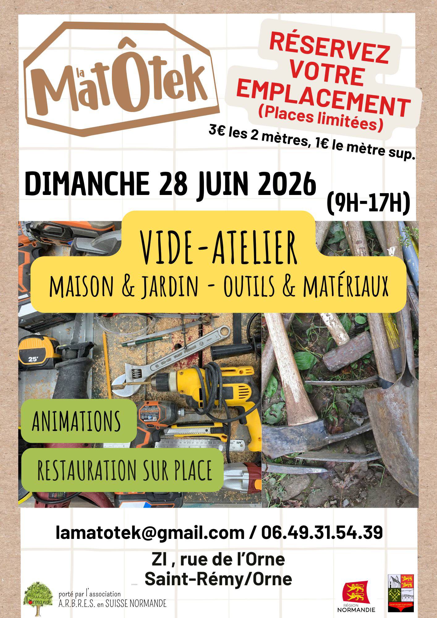 La MatÔtek organise un vide-atelier !