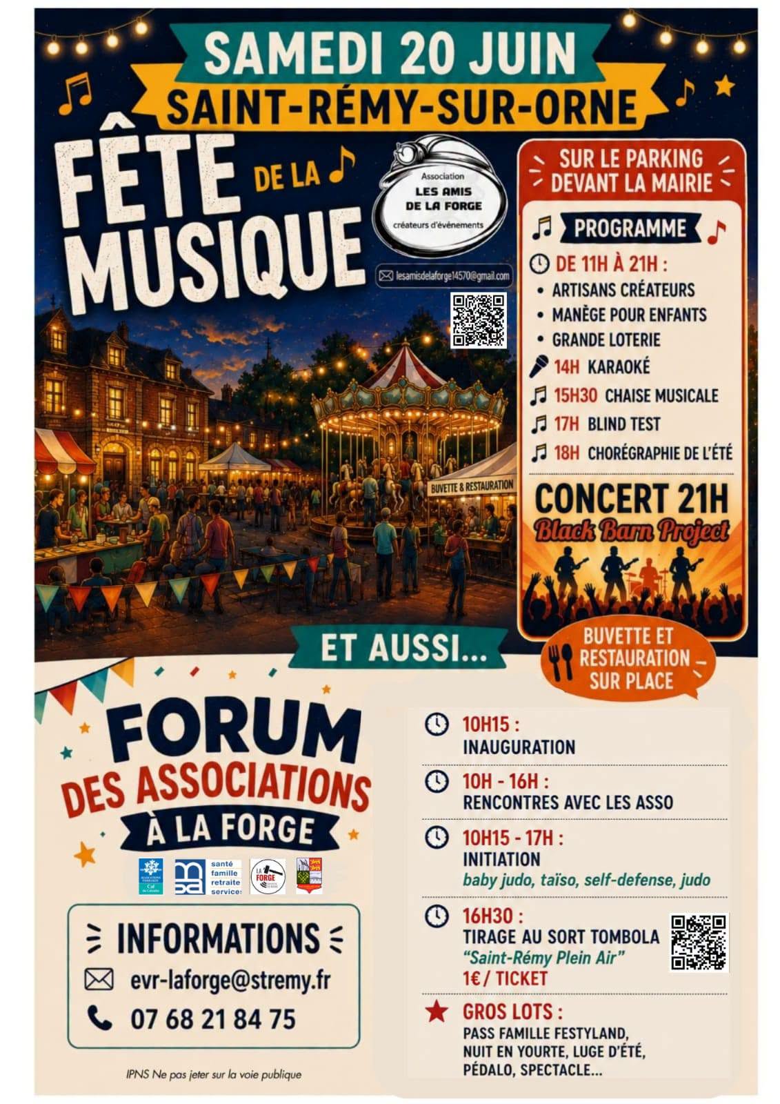 Fête de la musique et forum des associations