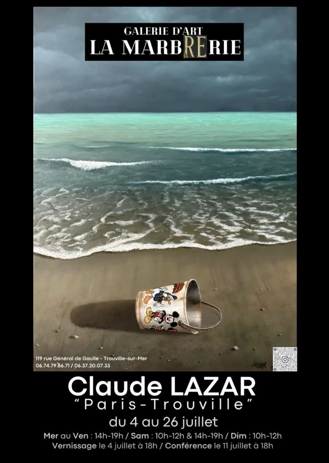 Claude Lazar – Exposition à La MarbRErie