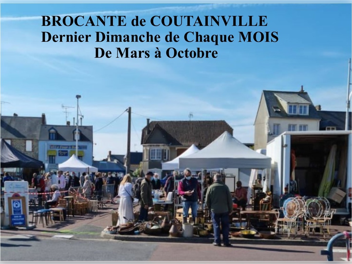 Marché d'antiquités-brocante de Coutainville - Juillet, Agon-Coutainville