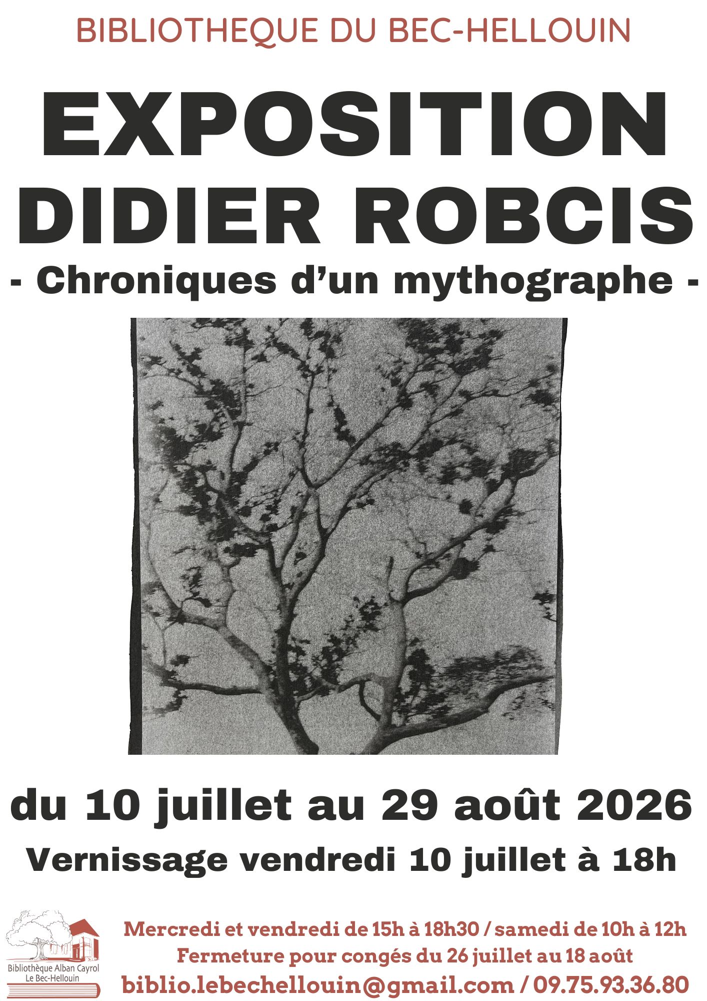 Exposition "Chronique d'un mythographe"