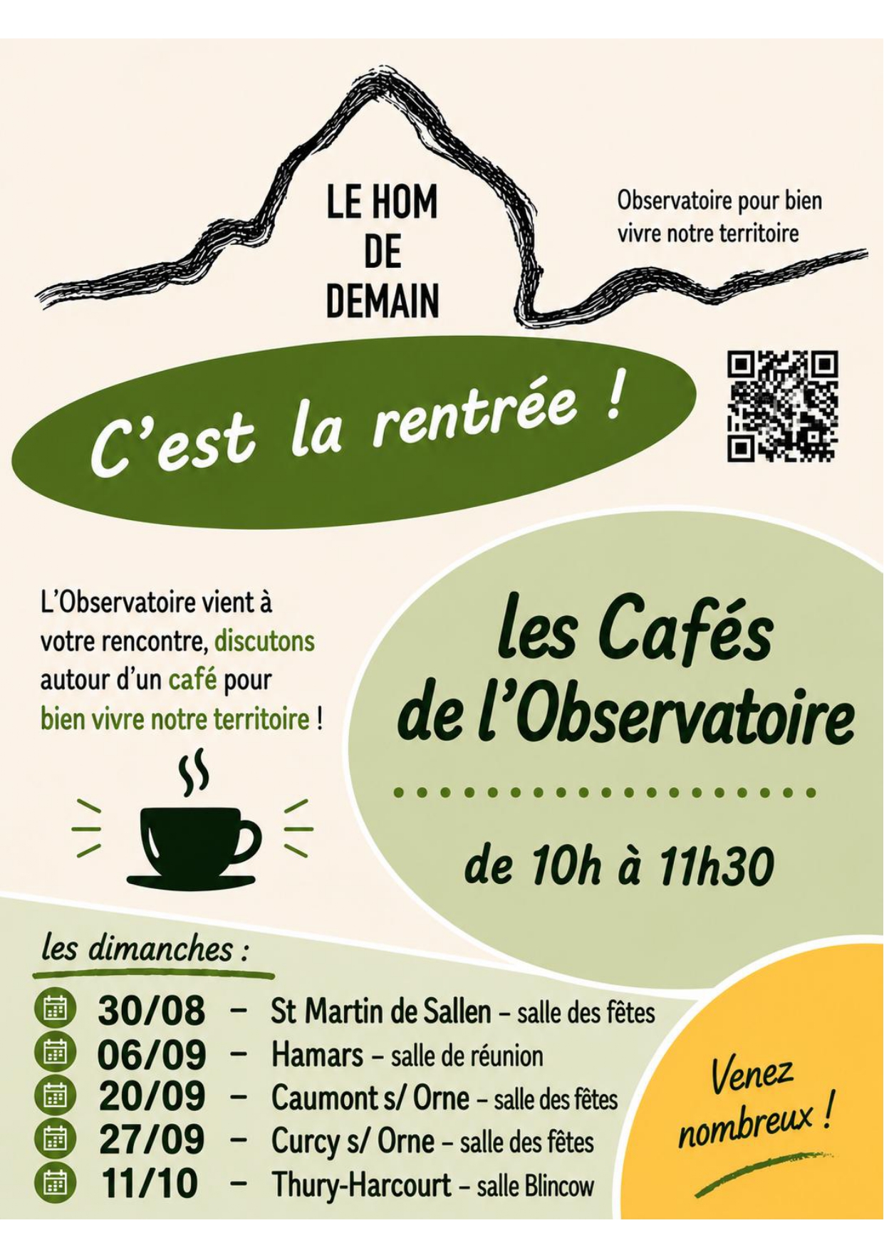 Cafés de l'Observatoire avec le Hom de Demain