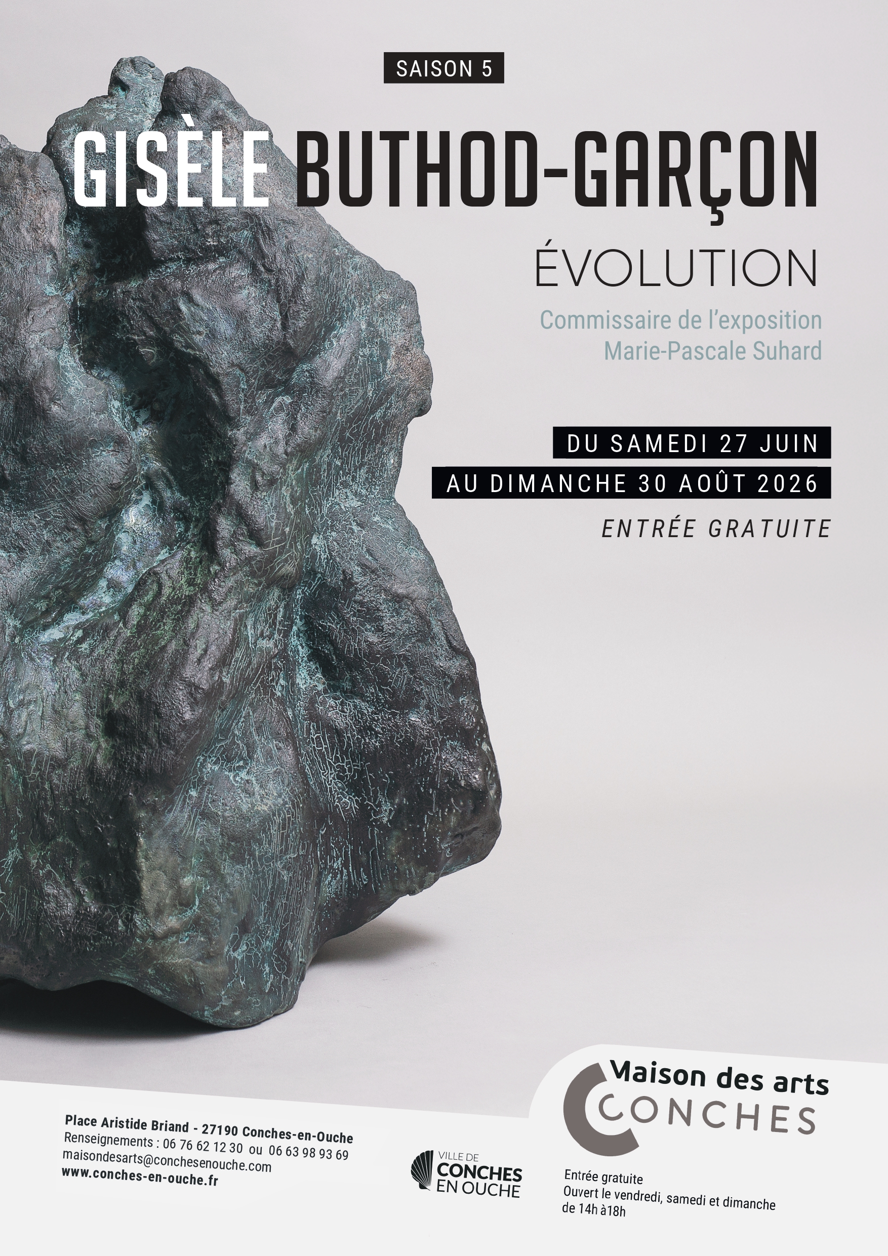 Gisèle Buthod-Garçon, Evolution, du 27.06 au 30.08.2026
