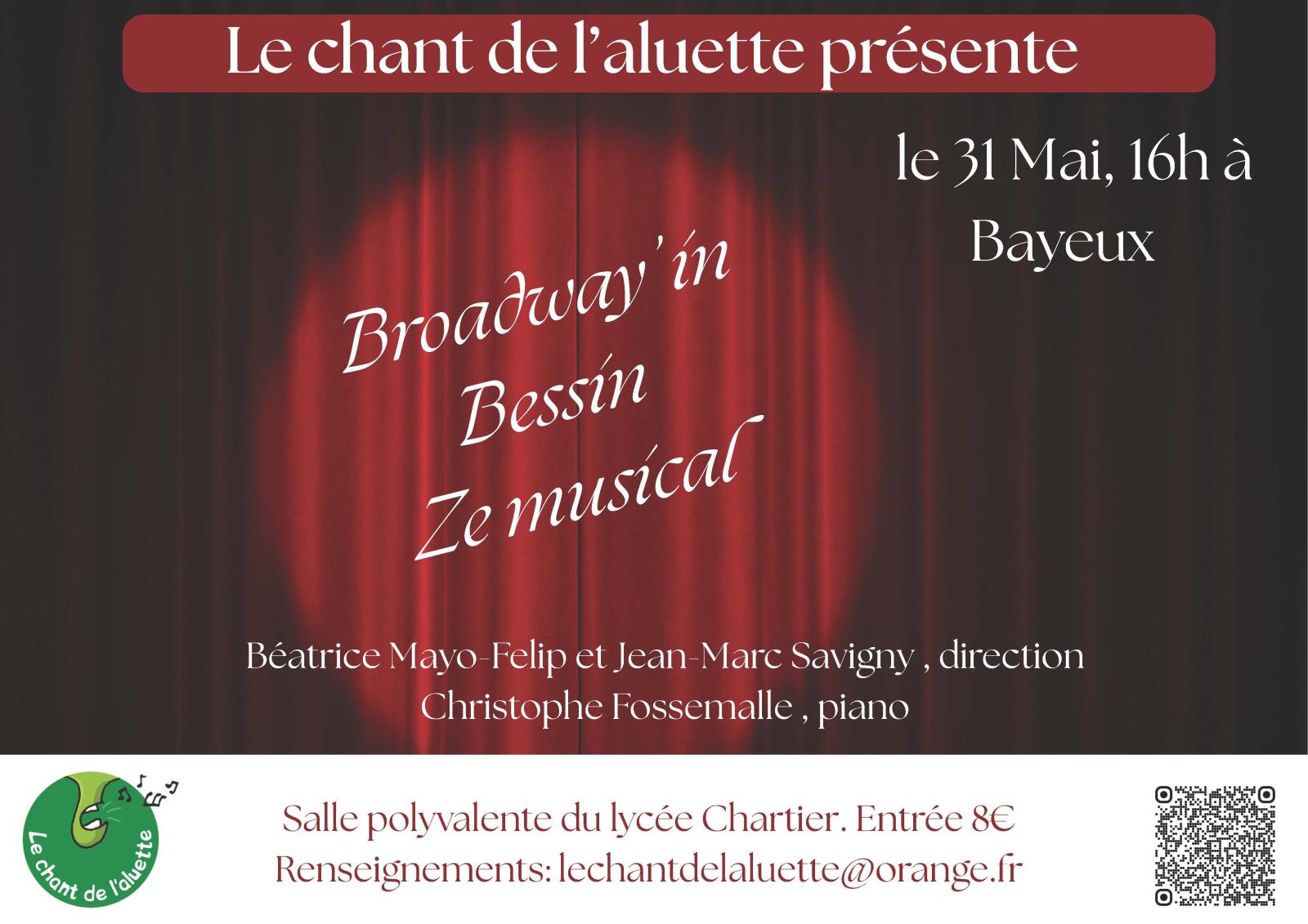 Broadway' in Bessin Ze musical — visuel événement