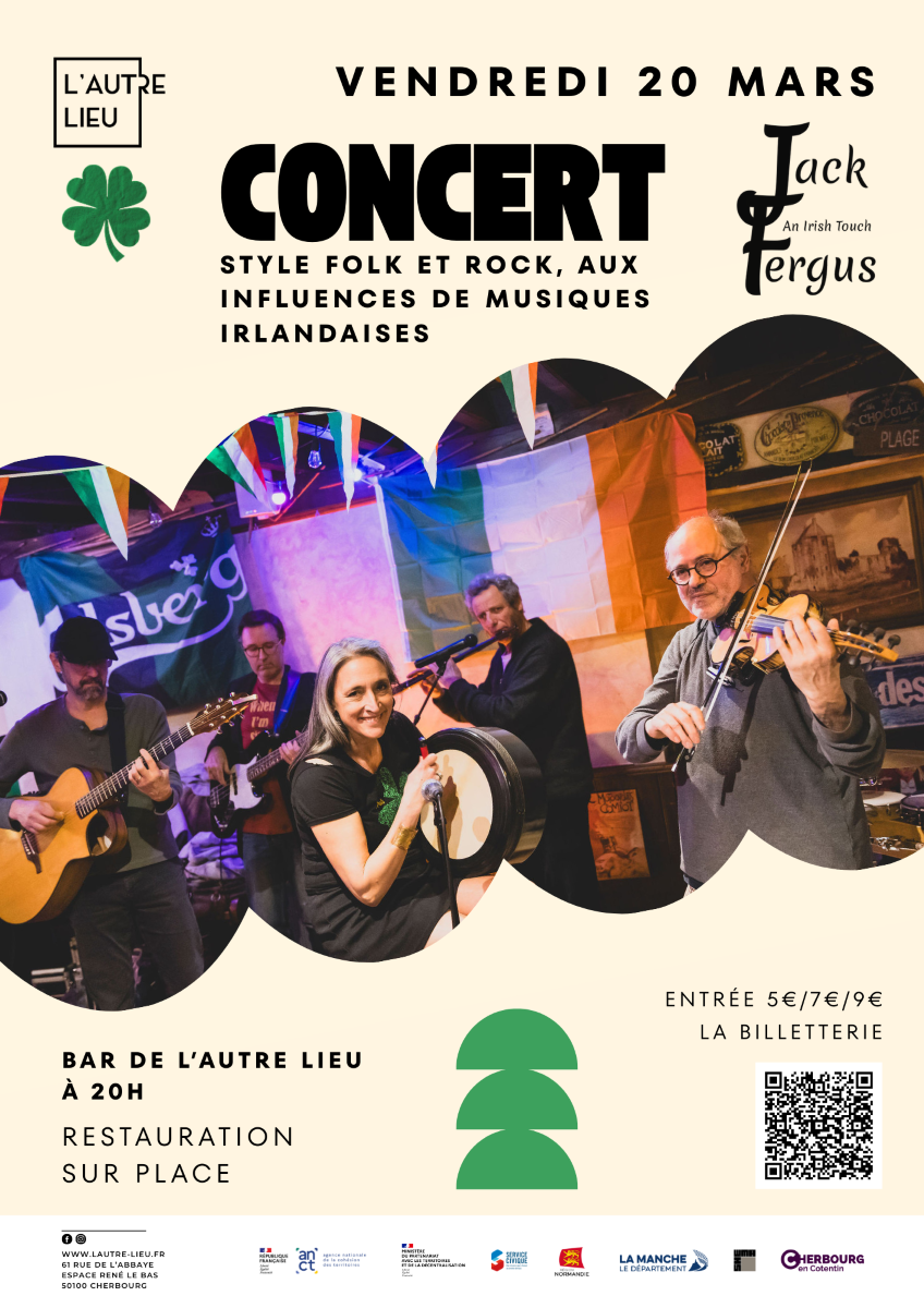 Concert - Avec le groupe Jack Fergus | Bar de L’Autre Lieu