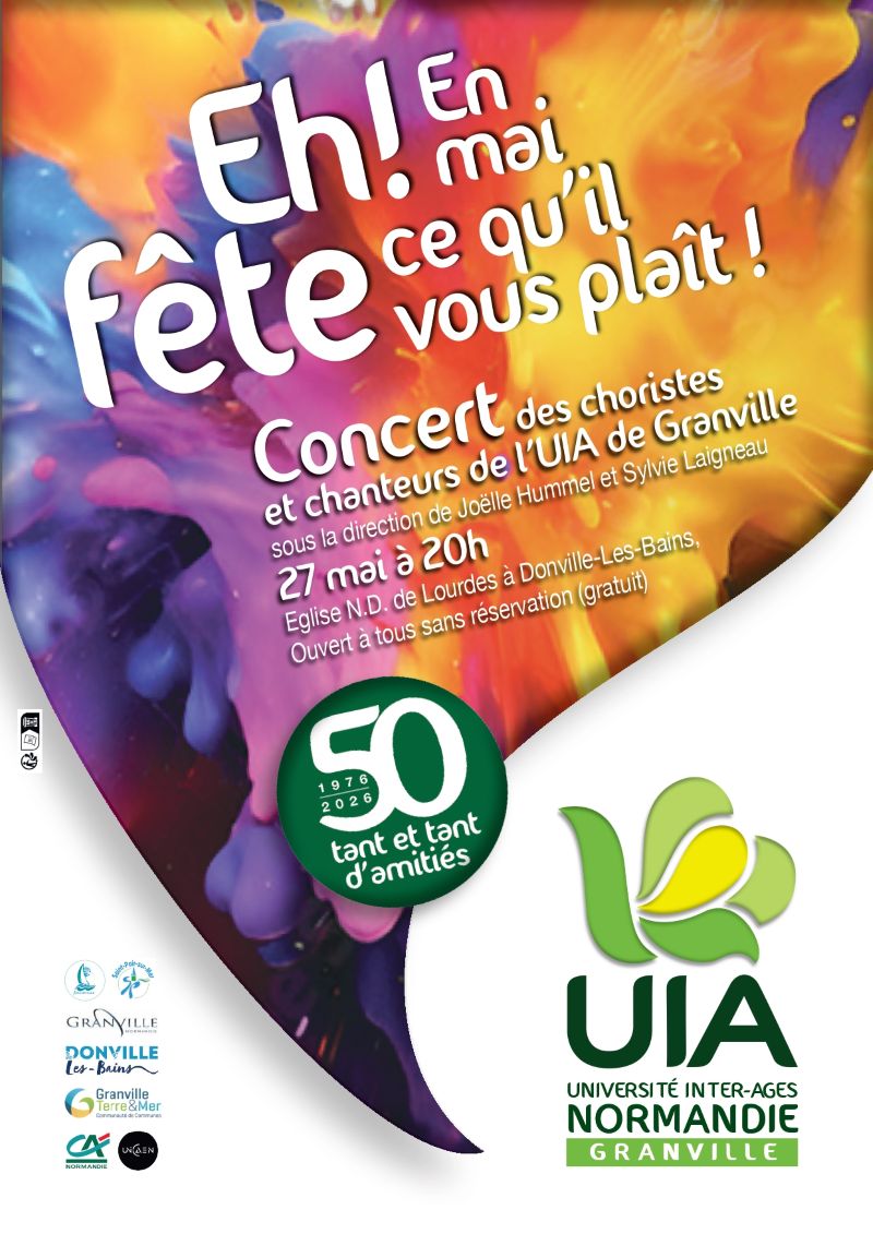 Concert des choristes et chanteurs de l'UIA Granville