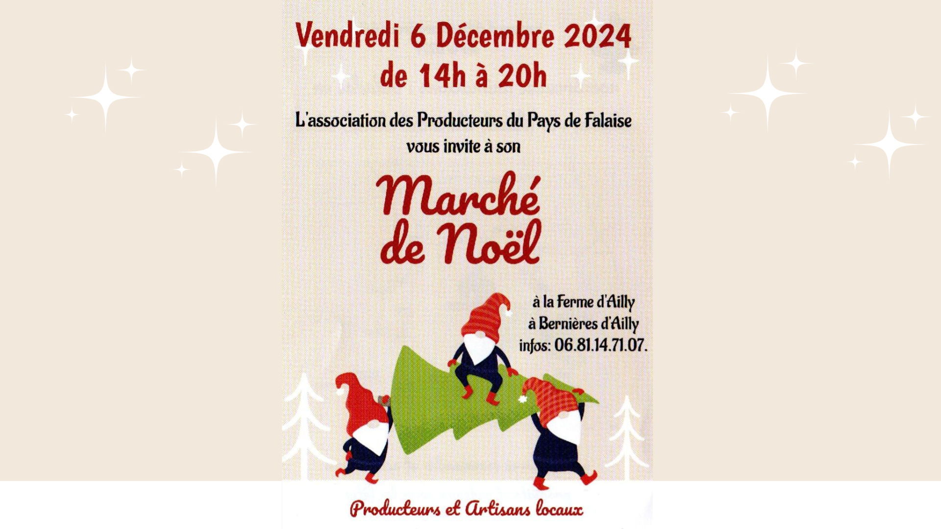 Marché de Noël des producteurs du Pays de Falaise