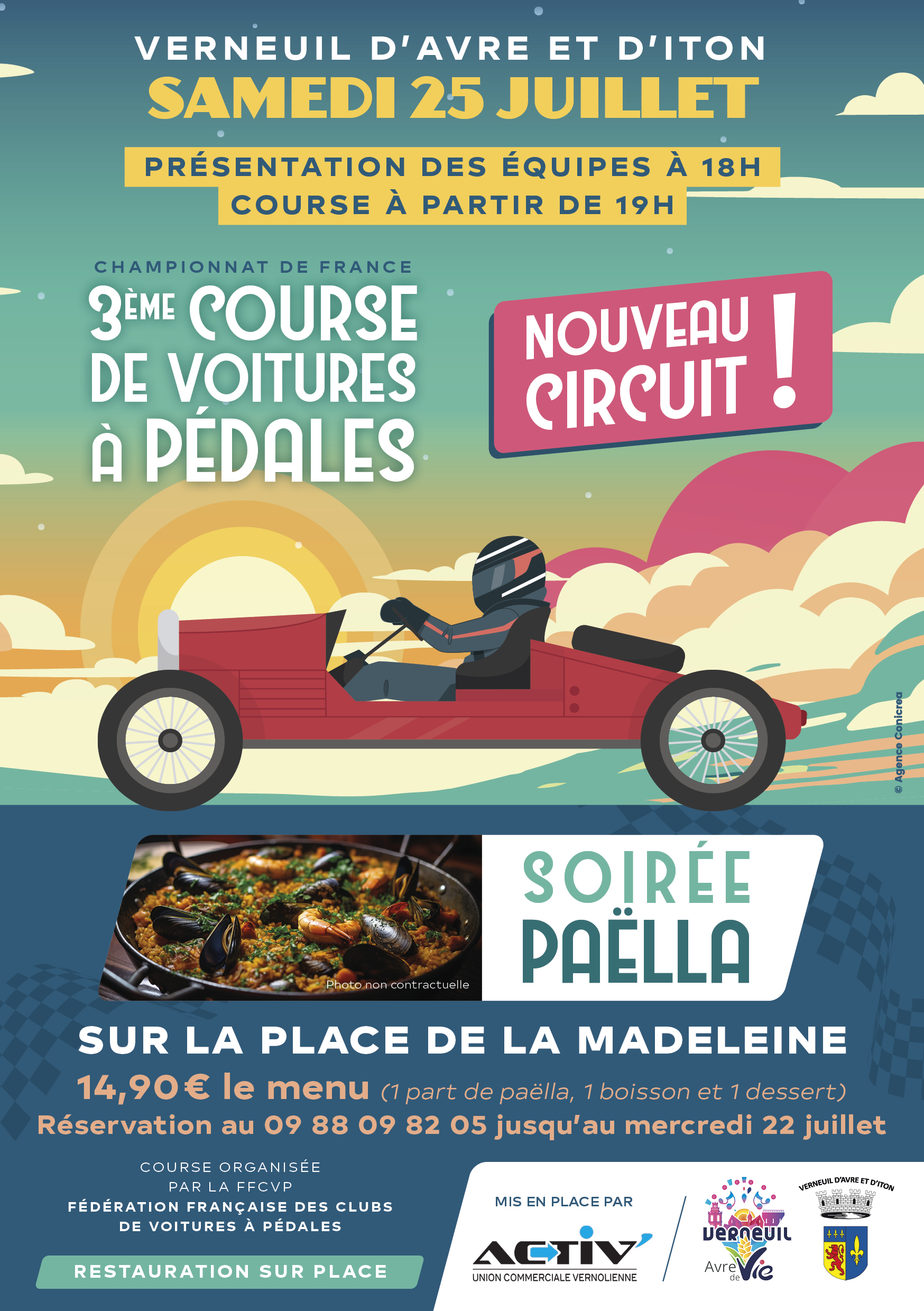 Courses de voitures à pédales