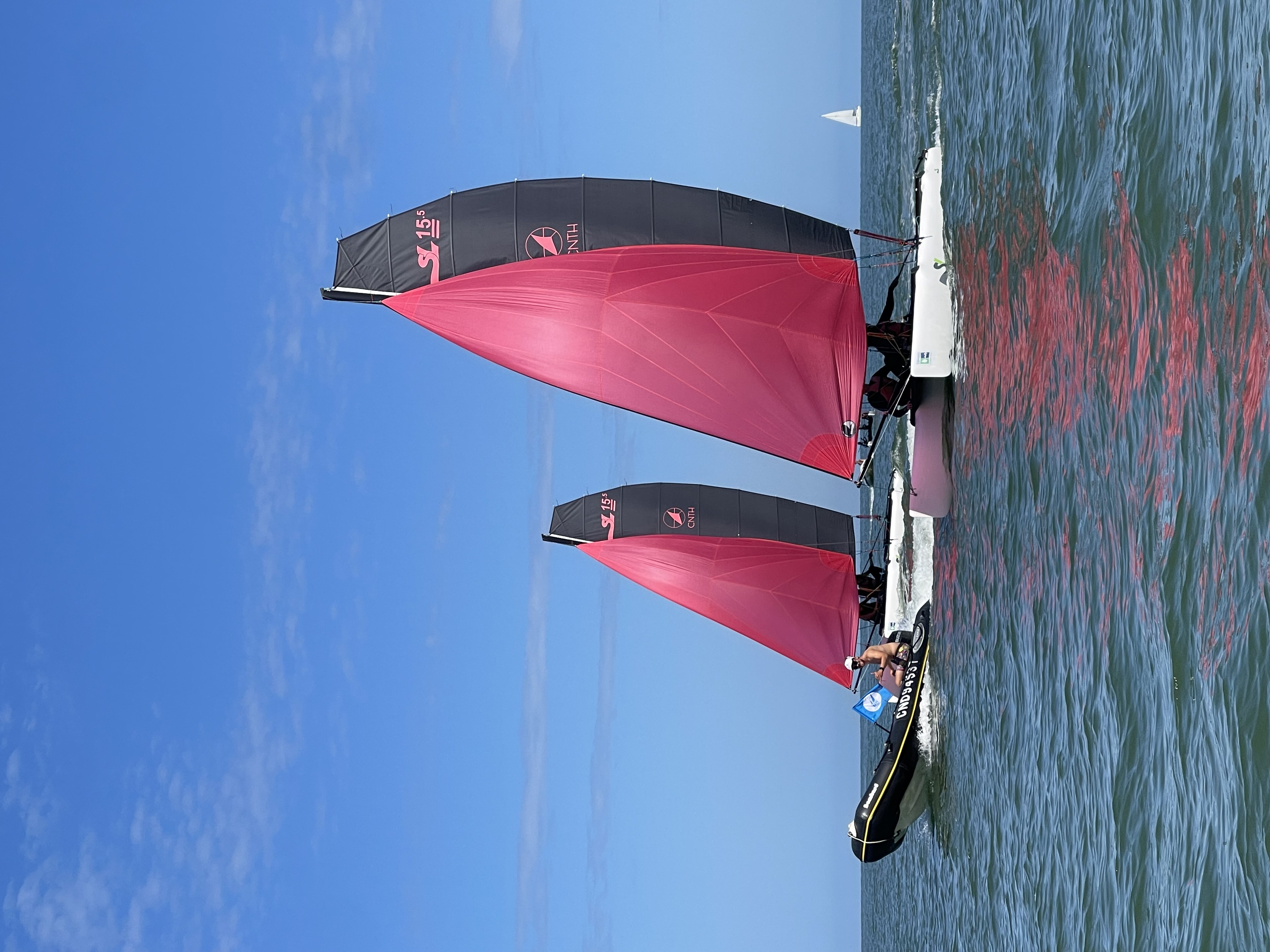 Entraînements trimestriels de catamaran avec le Club Nautique de Trouville Hennequeville CNTH