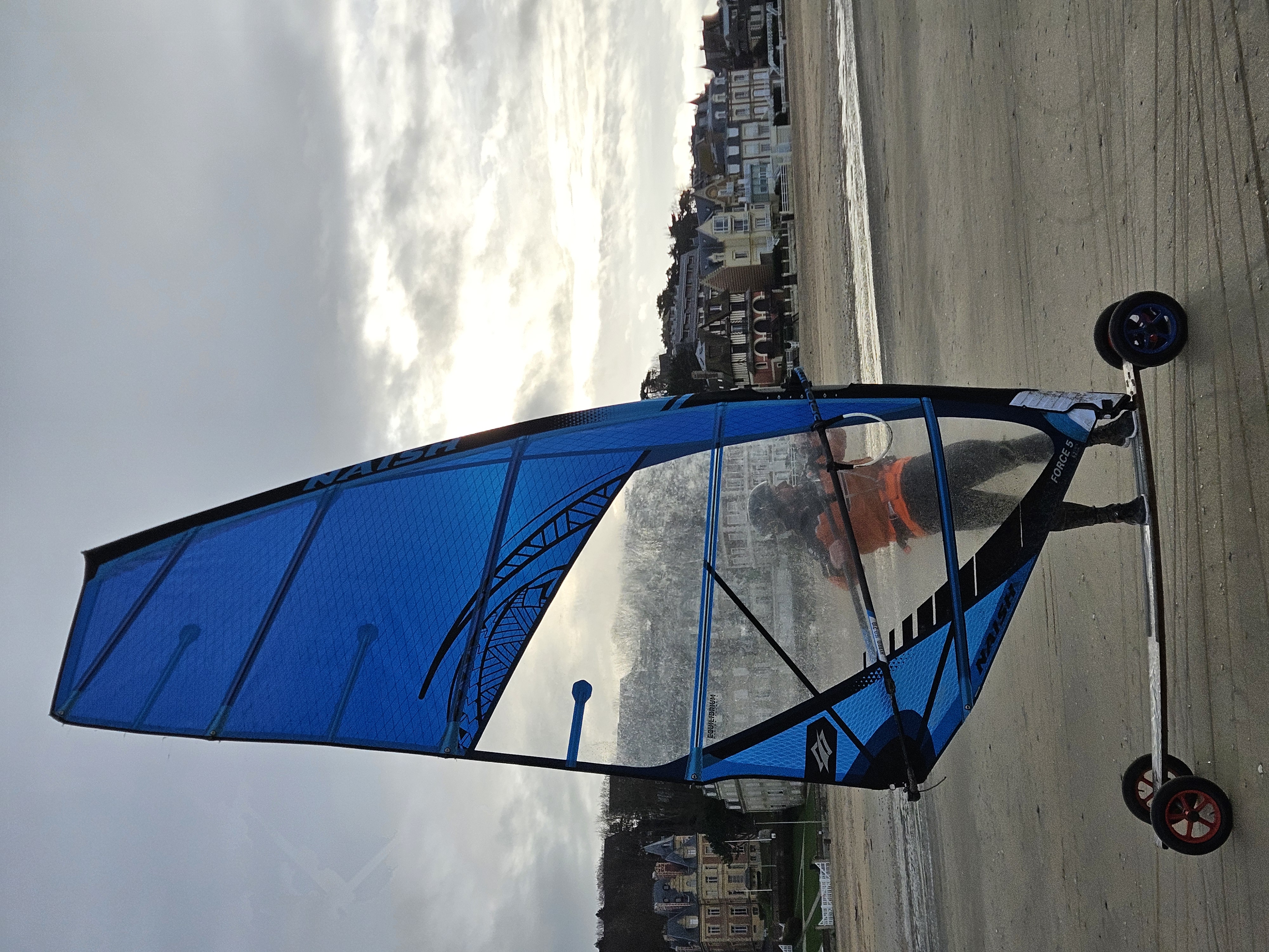 Speed-Sail en hiver avec le Club Nautique de Trouville Hennequeville CNTH