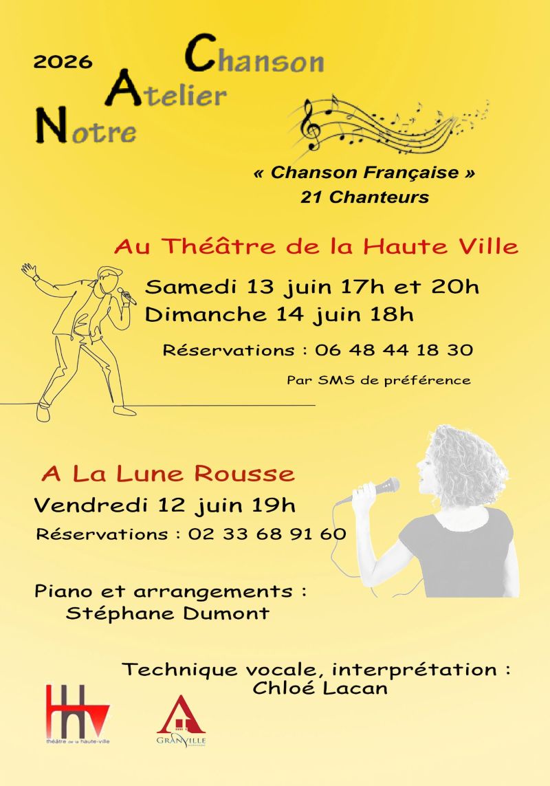 Restitutions de chansons françaises — visuel événement