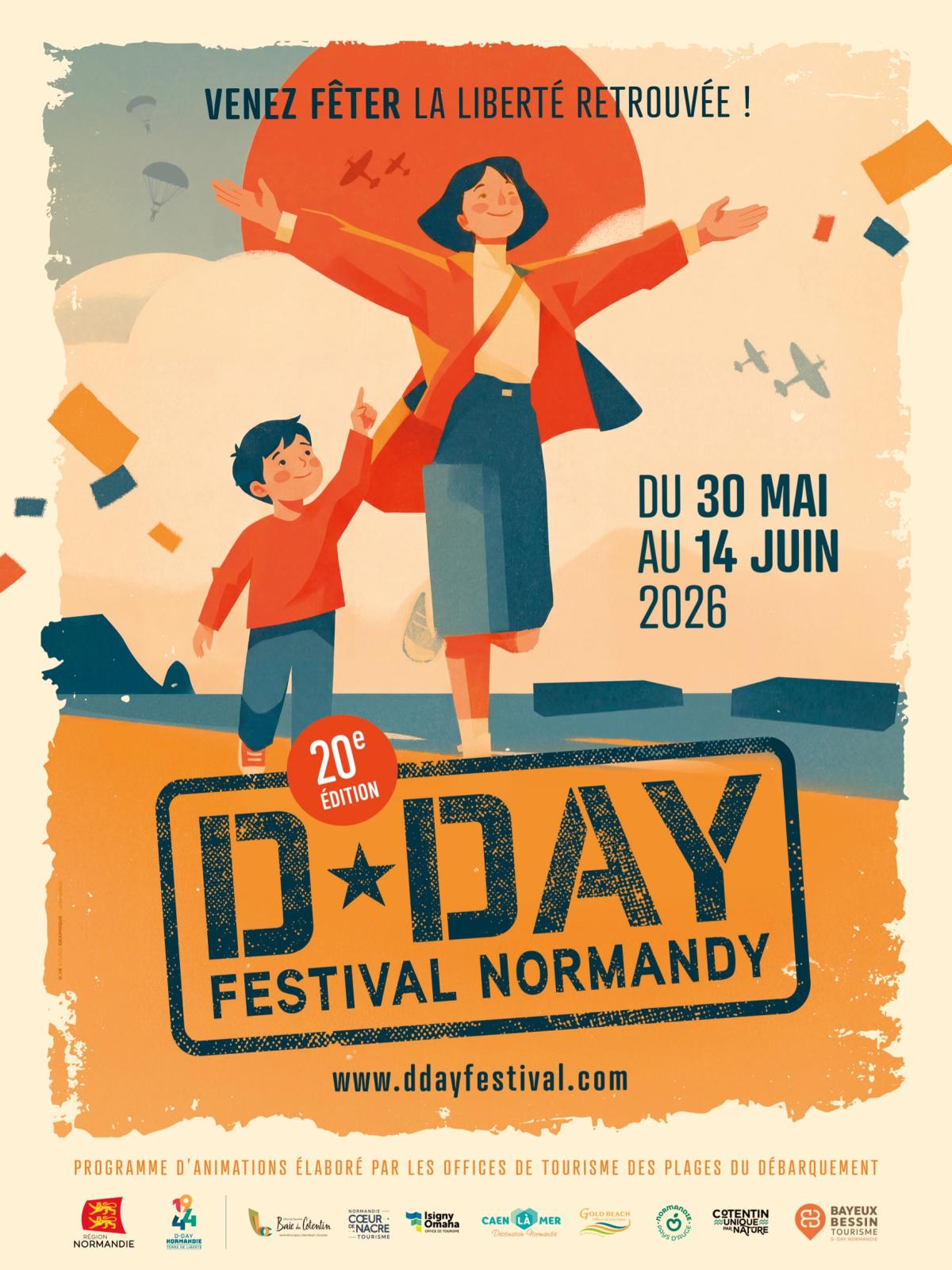 20ème édition du D-Day Festival Normandy — visuel événement