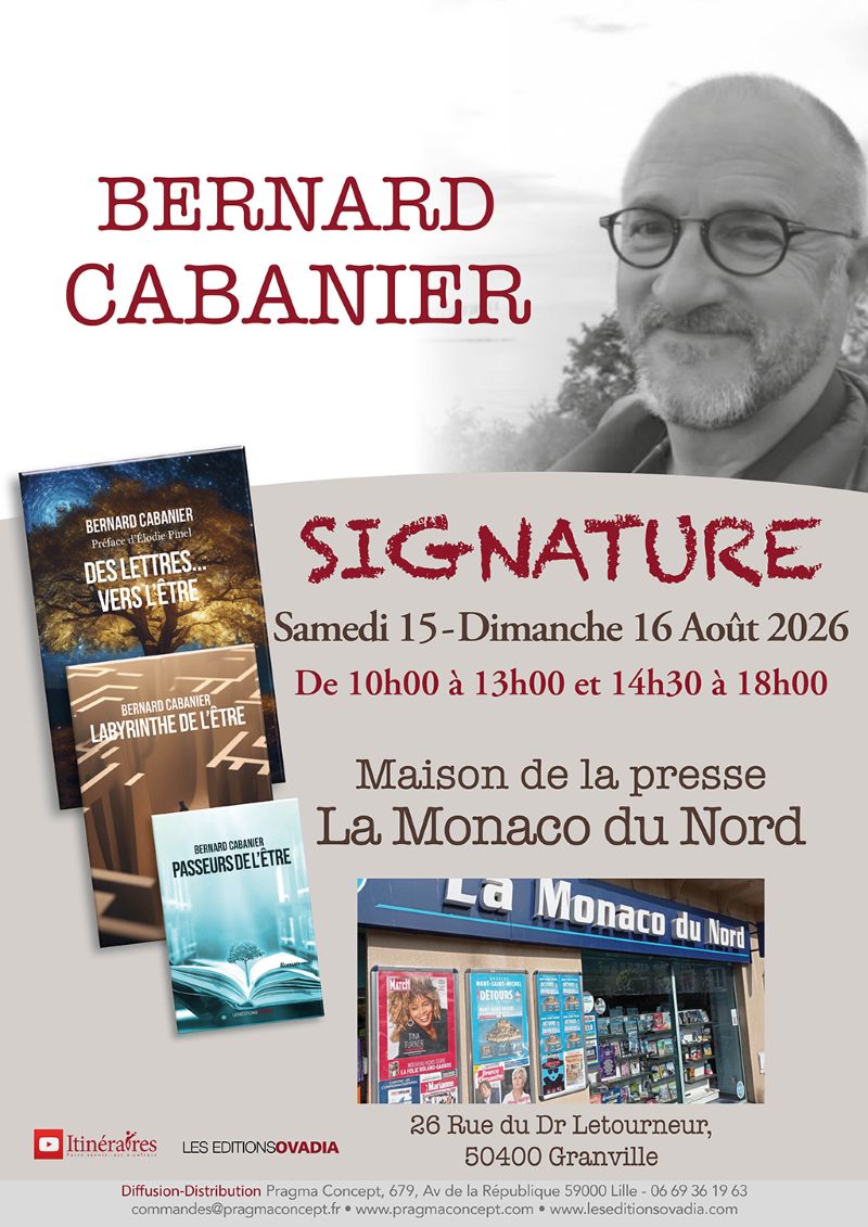 Dédicace de Bernard Cabanier