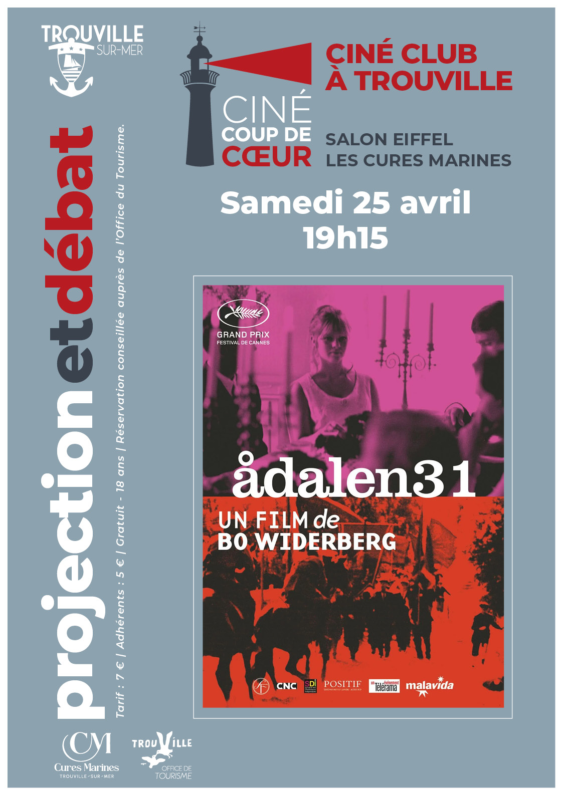 CINÉ COUP DE CŒUR – Film &amp; débat : "ADALEN 31" de Bo Widerberg