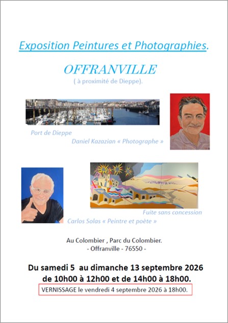 [Exposition] Daniel Kazazian et Carlos Solas