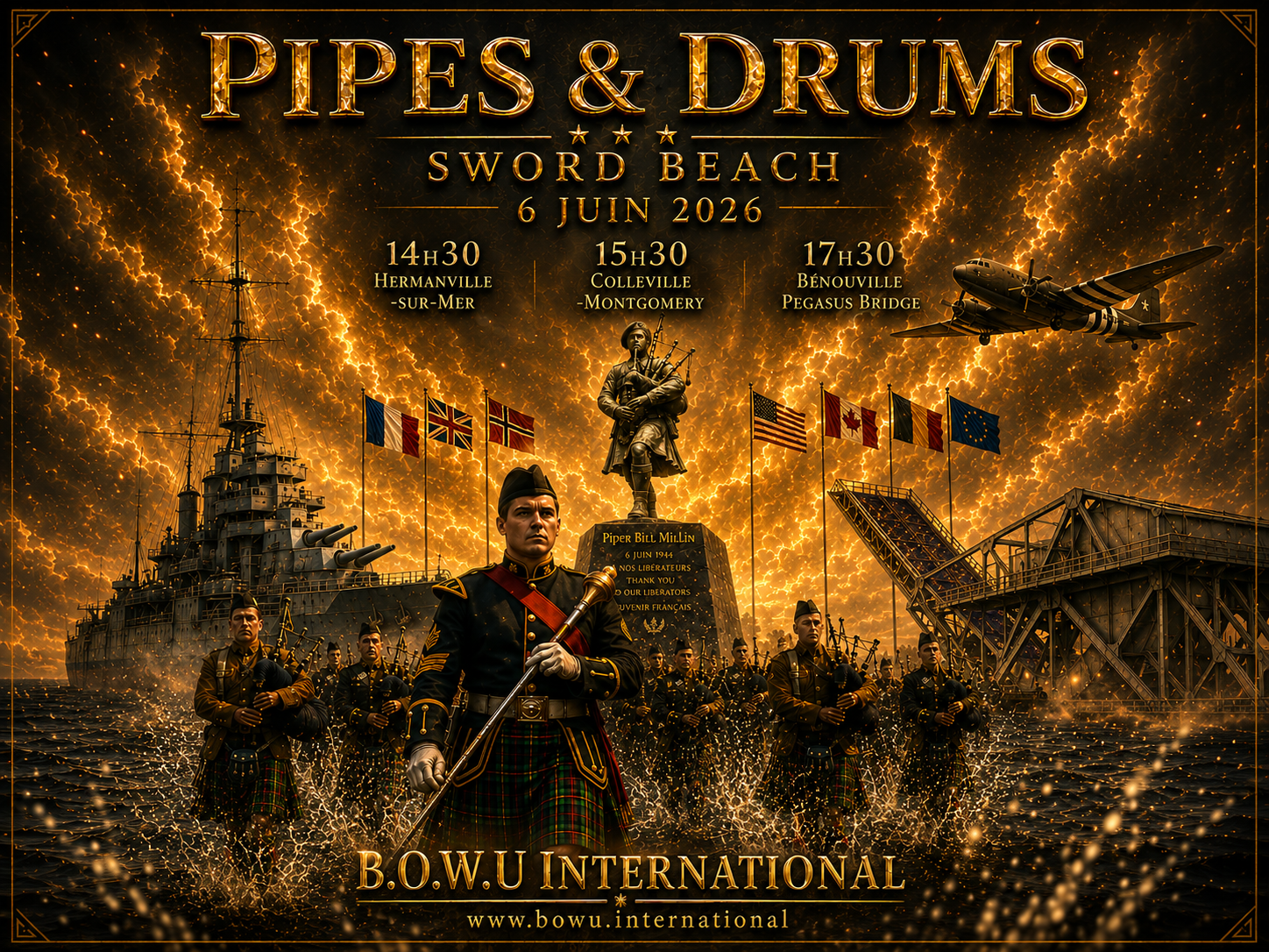 Grande Parade des Pipes & Drums | Sword Beach — visuel événement