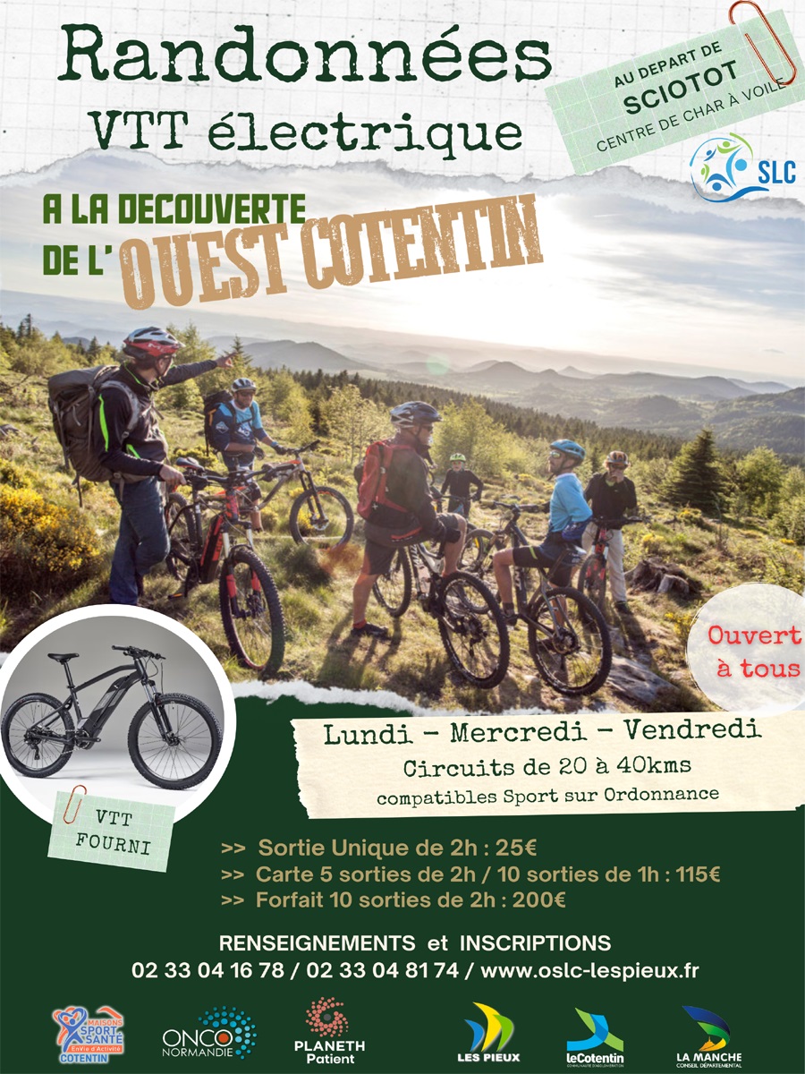 Randos VTT à Assistance Electrique > Centre d'Activités Voile et Vent