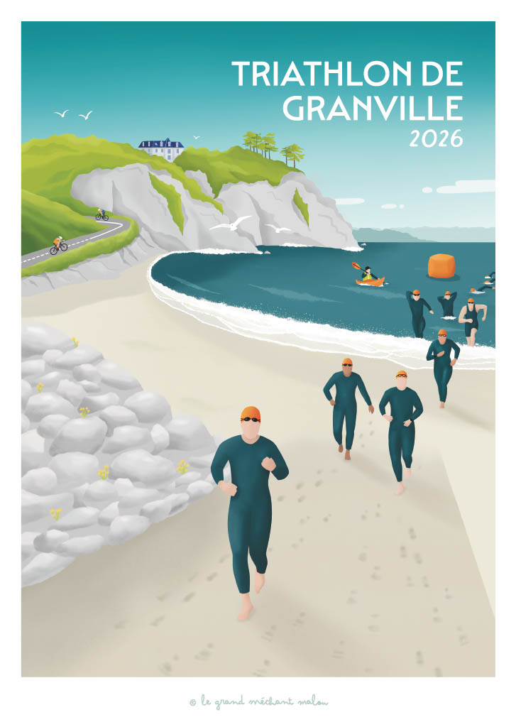 Triathlon de Granville — visuel événement