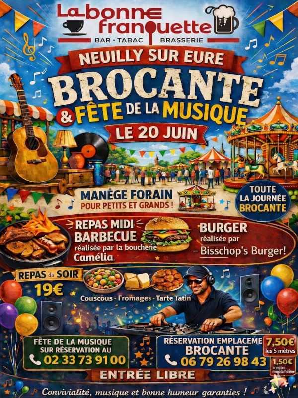 Fête de la musique et brocante