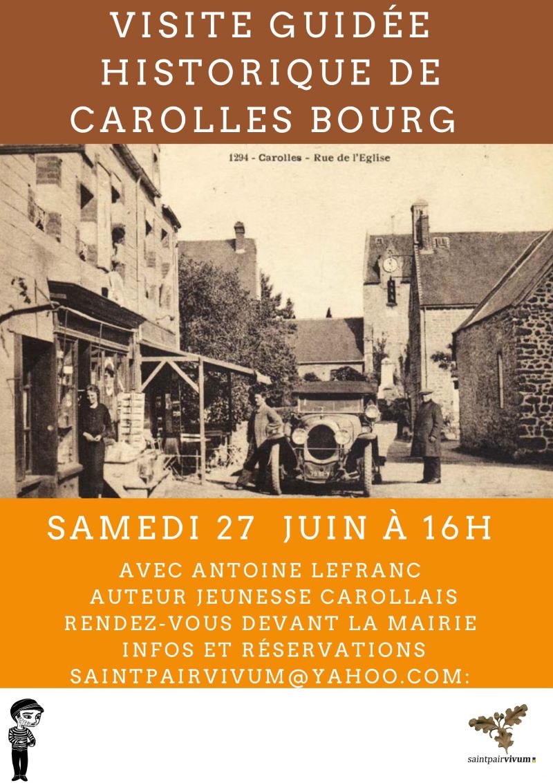 Visite historique du Bourg de Carolles — visuel événement