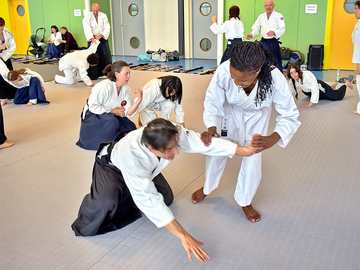 Séance d'initiation à l'aïkido