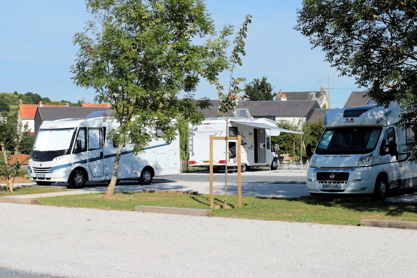 Aire camping-cars de Port-en-Bessin