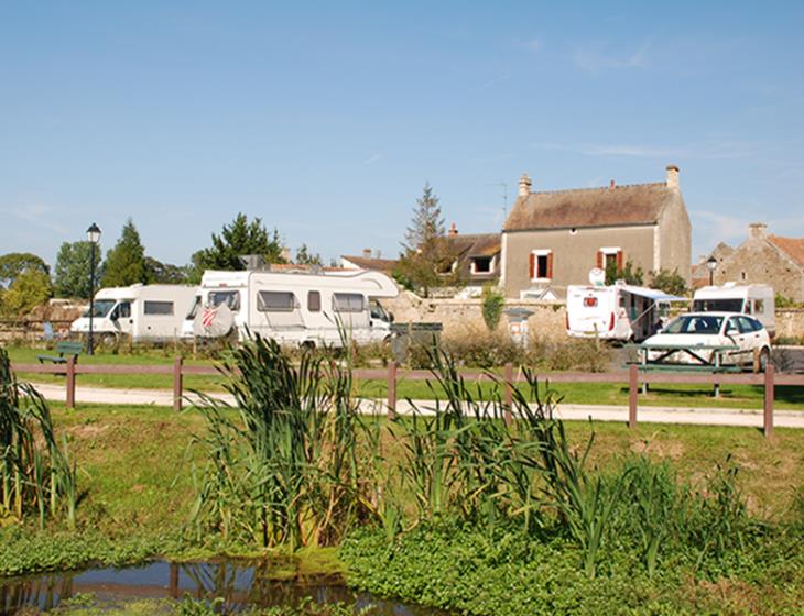 Aire de camping-cars - Hérouvillette