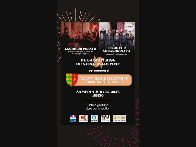 Concert de la Maîtrise de Seine-Maritime