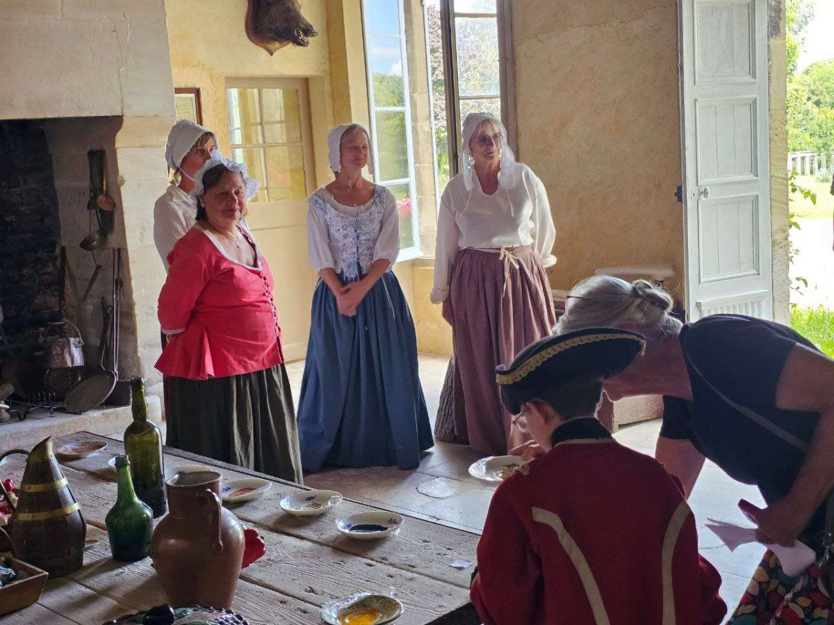 Animations costumées au Château d'Amblie